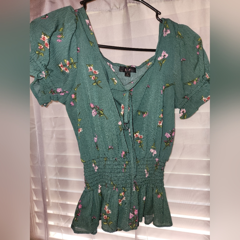 Green shirt